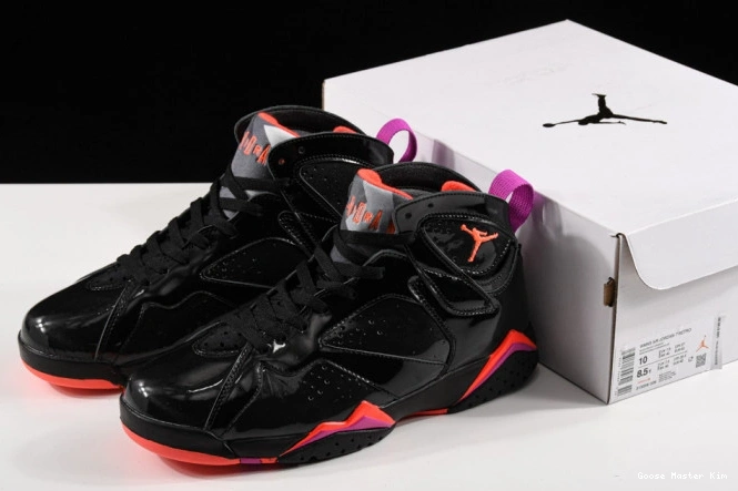 Retro Jordan Patent 7 313358-006 Air Black 0819
